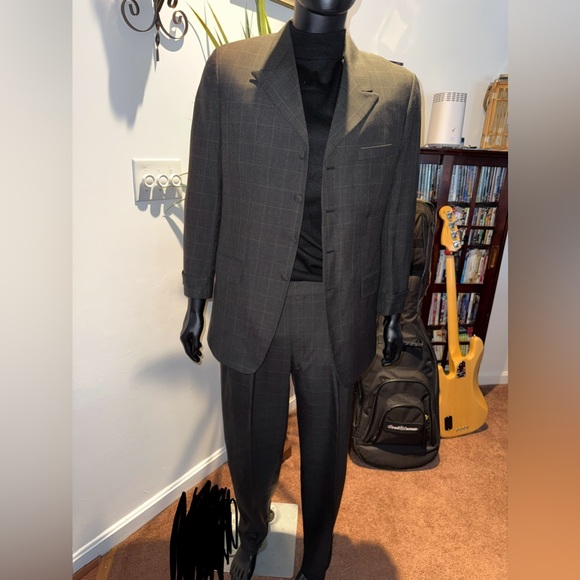 Grey Custom Suit Blazer & Bottom - Rocky Custom Clothes